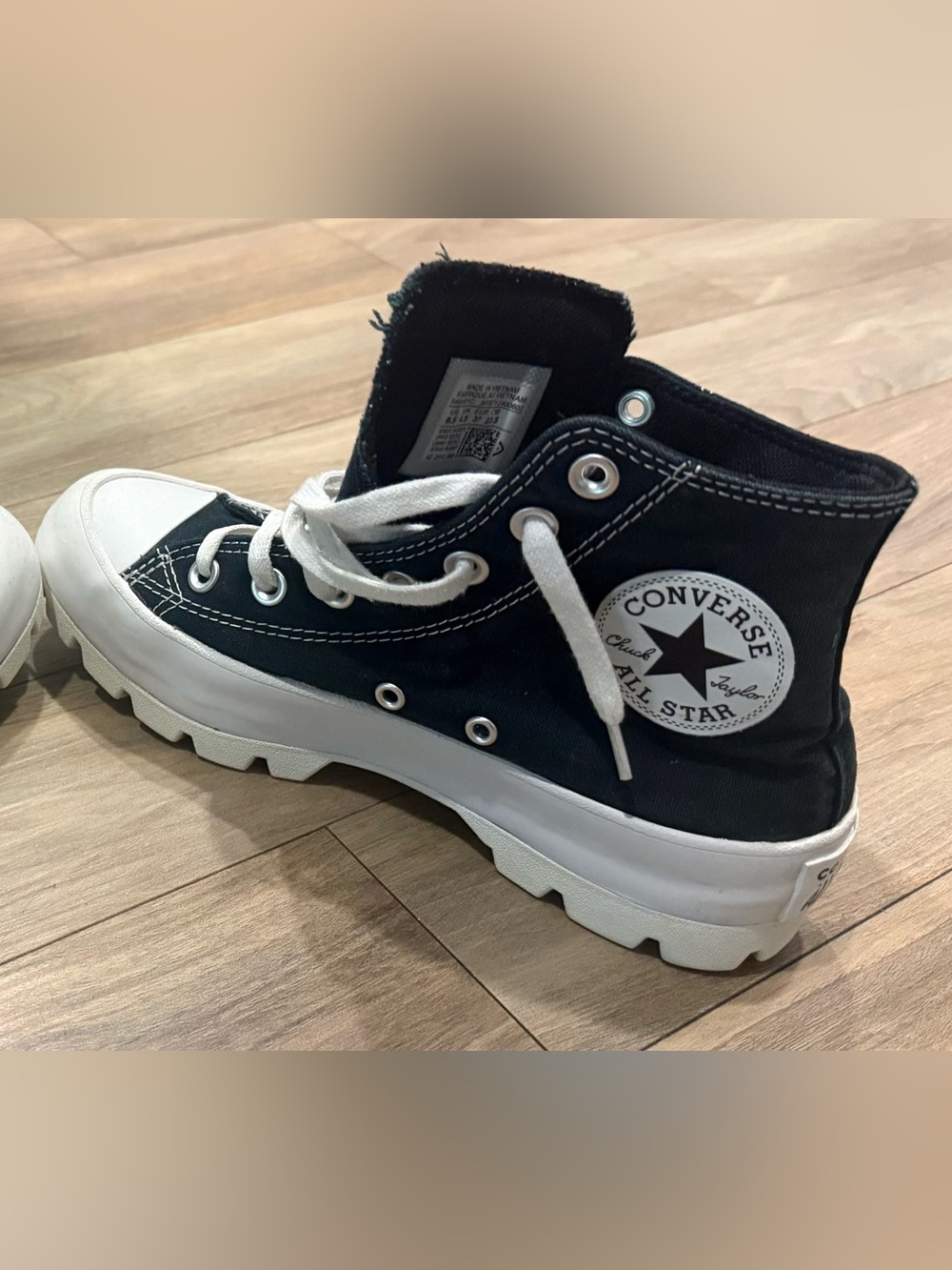 Black Chuck Taylor All Star Platform Lugged Converse
